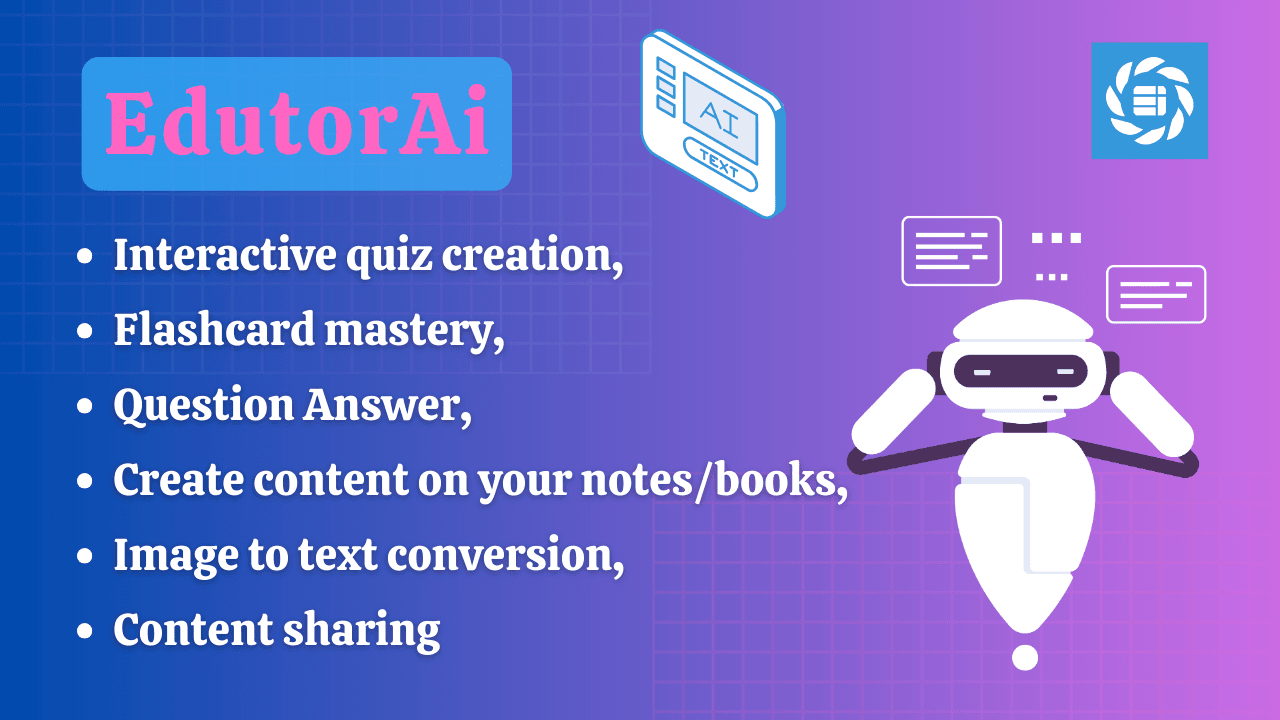 Screenshot of Edutor AI website