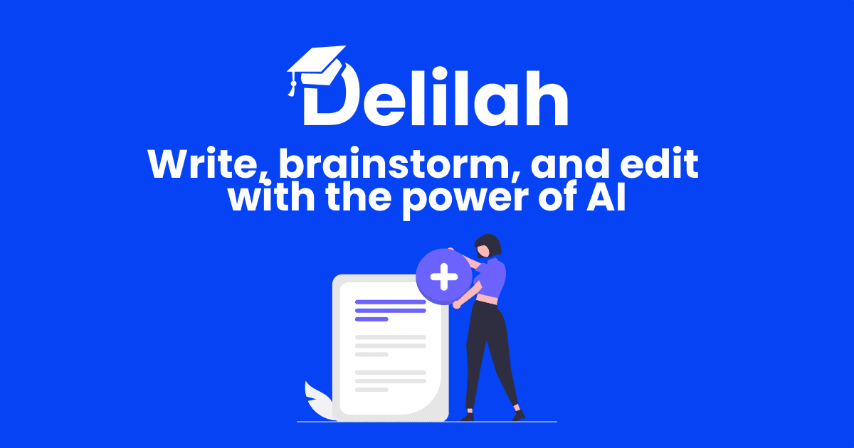 Screenshot of Delilah website