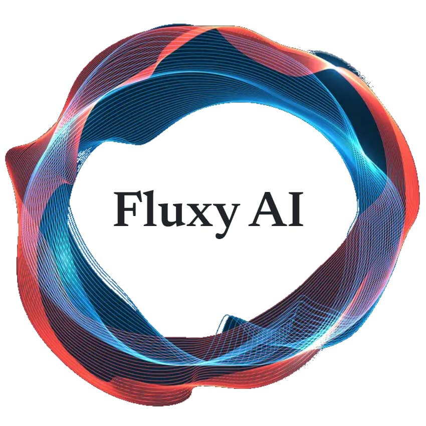 Screenshot of Fluxy AI website